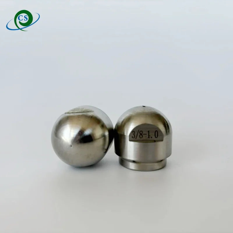 M22 3/8" 1/2" Inch Male Female Thread High Pressure Sewer Cleaning Nozzle to Dredge Stainless Steel Municipal pipeline Washing