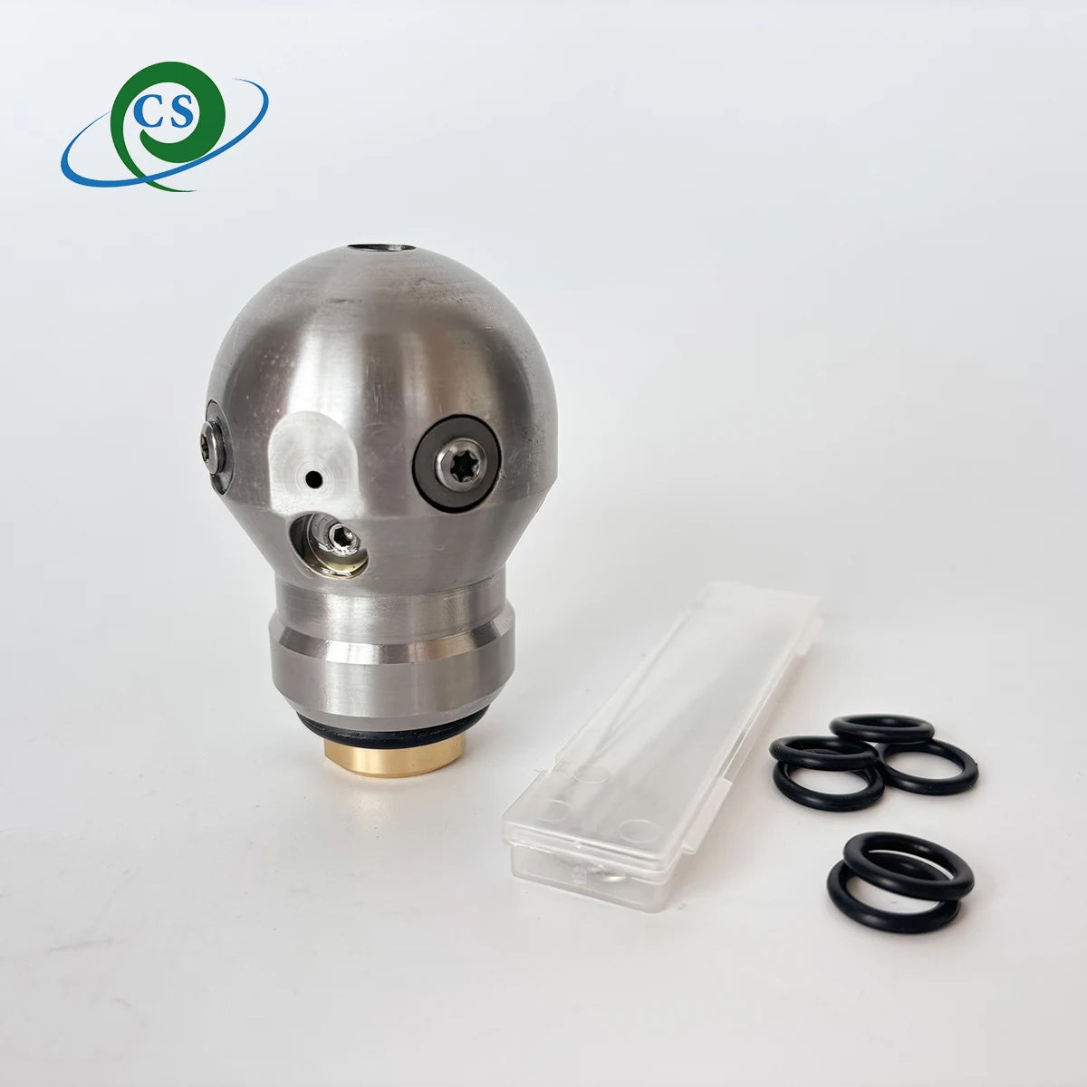 Warthog Rotary High Pressure Nozzle 360-degree Rotation Clean Sewer 3/8" City Road Cleaning Household Pipe Cleaning