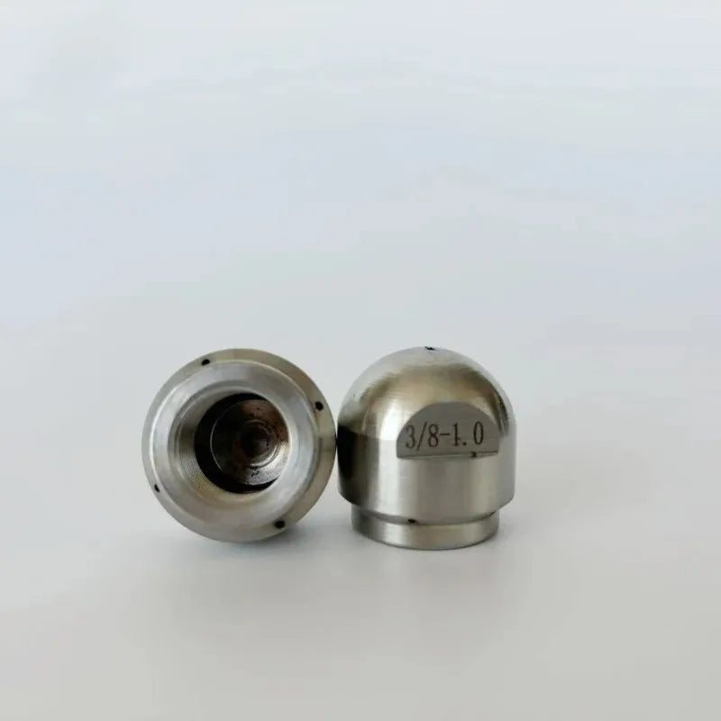 M22 3/8" 1/2" Inch Male Female Thread High Pressure Sewer Cleaning Nozzle to Dredge Stainless Steel Municipal pipeline Washing